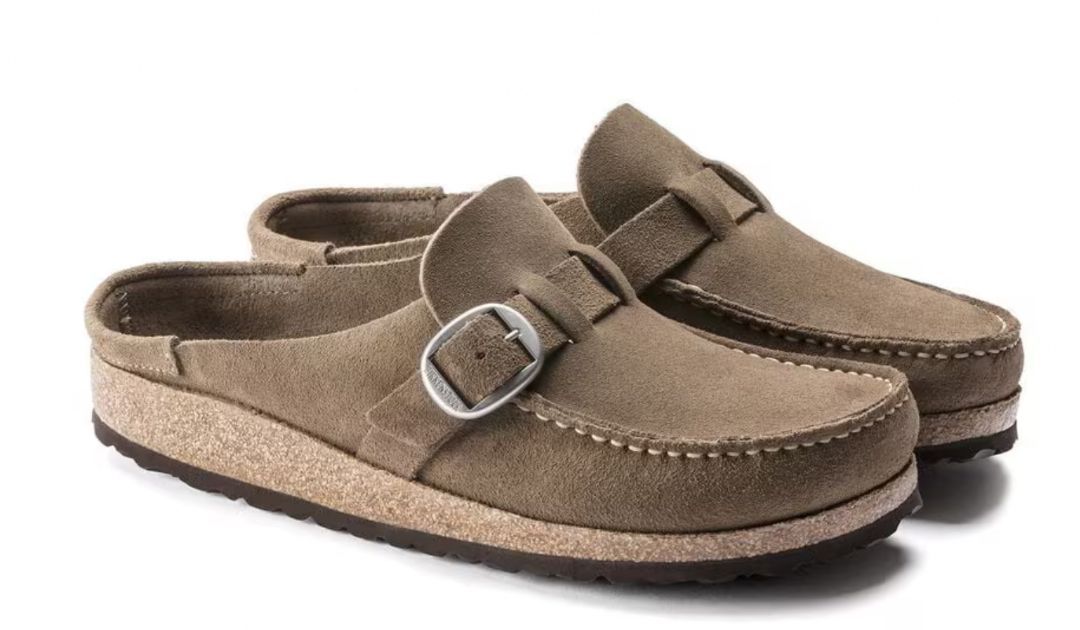 BIRKENSTOCK # BUCKLEY TAUPE BIRKENSTOCK # BUCKLEY TAUPE