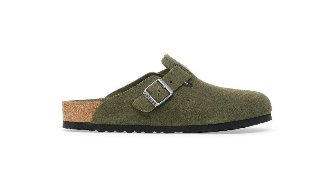 BIRKENSTOCK # BOSTON SUEDE THYME TONAL BIRKENSTOCK # BOSTON SUEDE THYME TONAL