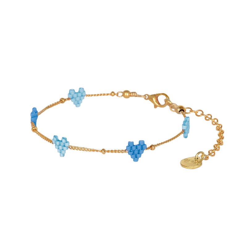 MISHKY # HEARTSY CHAIN BLEU MISHKY # HEARTSY CHAIN BLEU