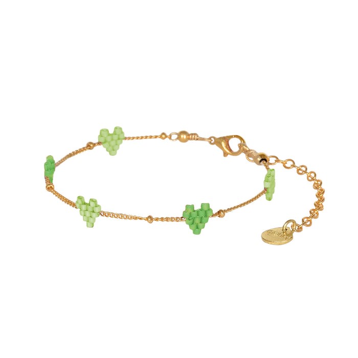 MISHKY # HEARTSY CHAIN VERT MISHKY # HEARTSY CHAIN VERT