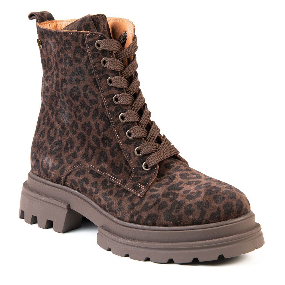 ANZIA # 40309 LEOPARD CUIR BRUN MULTI ANZIA # 40309 LEOPARD CUIR BRUN MULTI