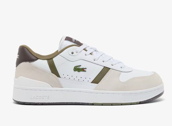 LACOSTE # T-CLIP SET BLANC/BEIGE/KAKI LACOSTE # T-CLIP SET BLANC/BEIGE/KAKI