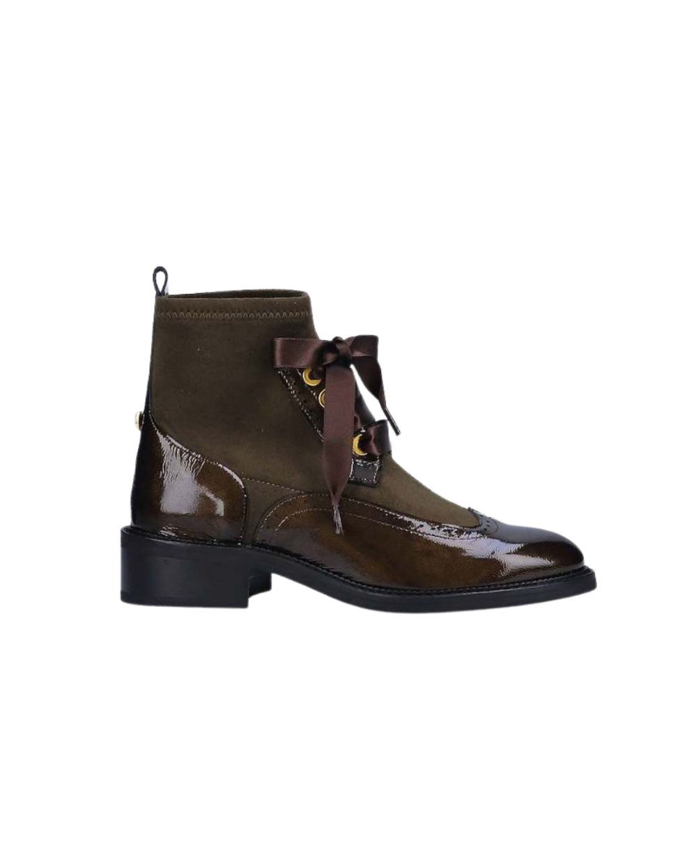MLV # RAFAELA92 KAKI SUÈDE /VERNIS MLV # RAFAELA92 KAKI SUÈDE /VERNIS