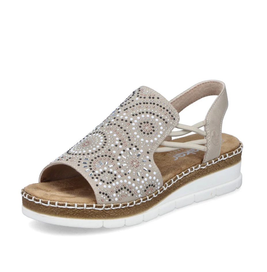 RIEKER # V1246-62 BEIGE BRILLANT RIEKER # V1246-62 BEIGE BRILLANT