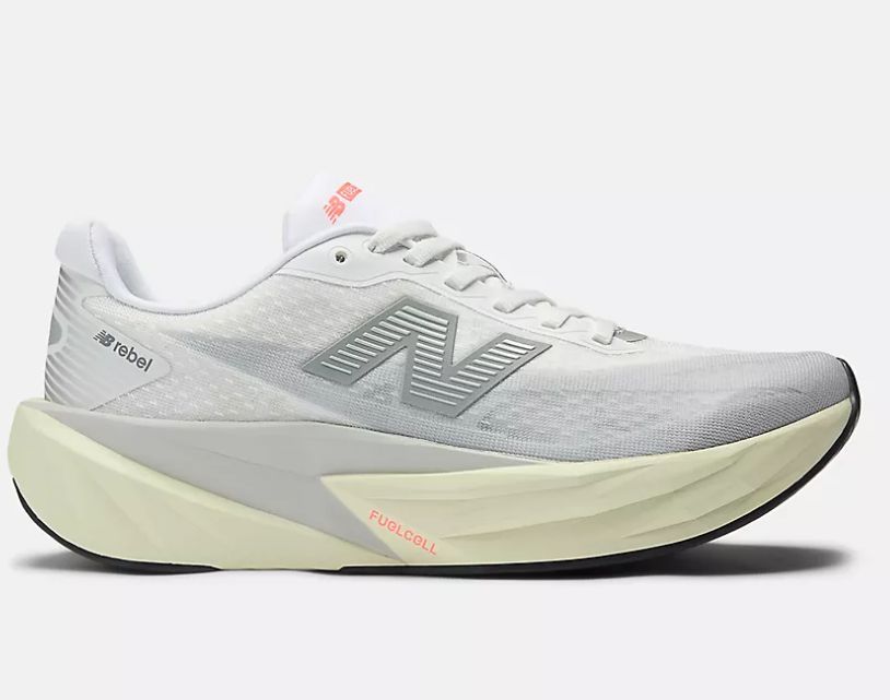 NEW BALANCE #FUELCELL REBEL BLANC/ARGENT NEW BALANCE #FUELCELL REBEL BLANC/ARGENT
