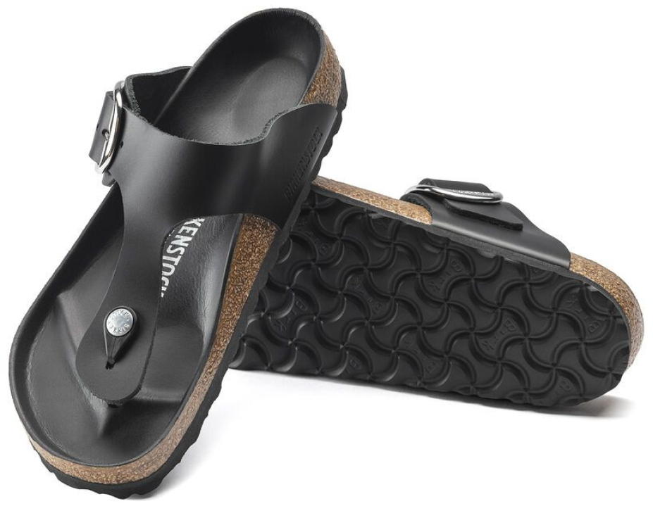 BIRKENSTOCK # GIZEH BIG BUCKLE NOIR - 0567 - BIRKENSTOCK