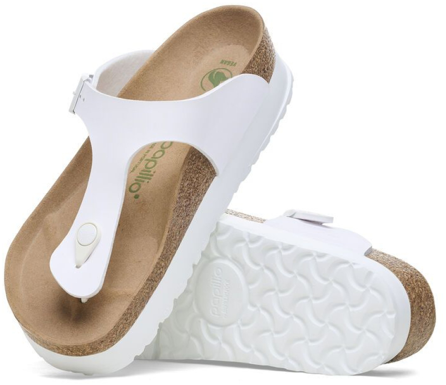 BIRKENSTOCK # GIZEH VEGAN PLATFORM BLANC - 0562 - BIRKENSTOCK