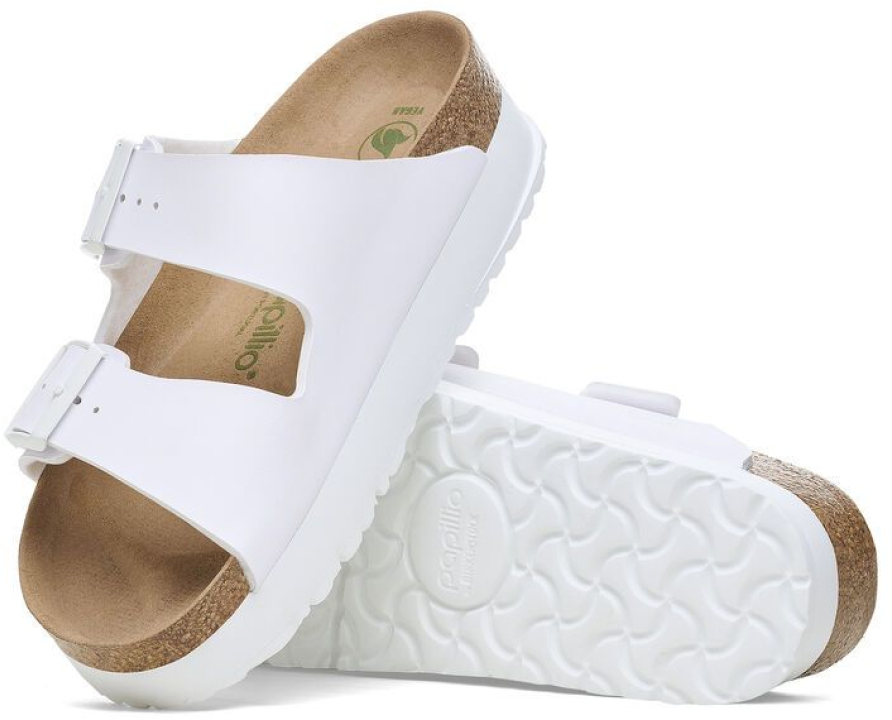 BIRKENSTOCK # ARIZONA PLATFORM WHITE - 0556 - BIRKENSTOCK