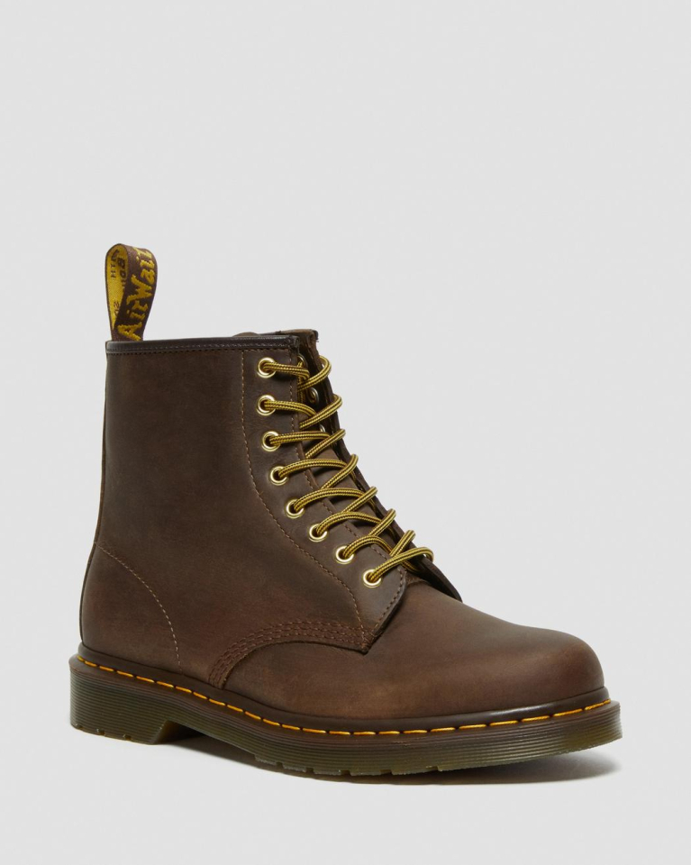 DR MARTENS #1460 BROWN CRAZY HORSE BRUN - 6119 - DR MARTENS