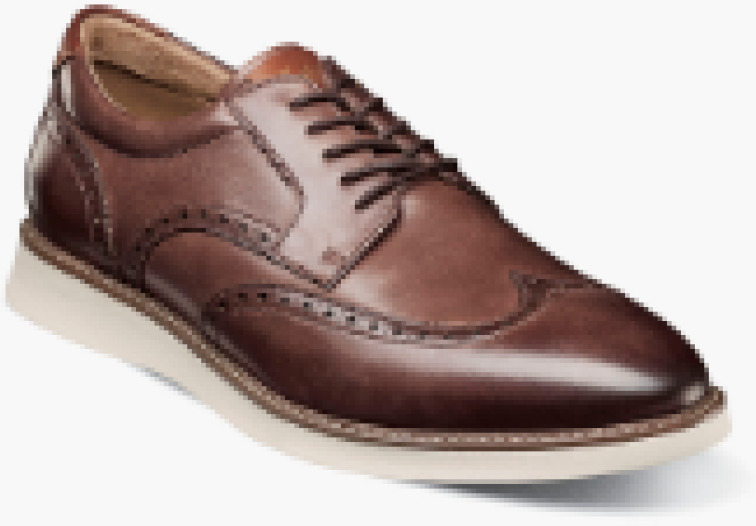 FLORSHEIM #14439-200LAUNCH WINGTIP BRUN - 6453 - FLORSHEIM