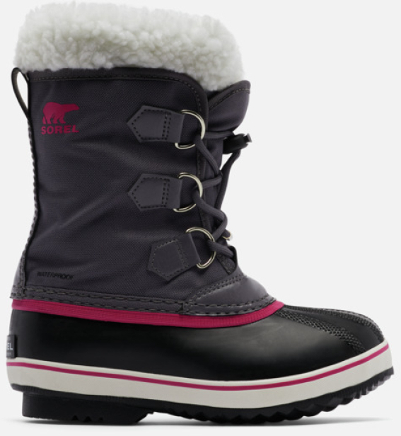 SOREL # YOOT PAC JUNIOR NOIR FUSHIA - 8130 - SOREL