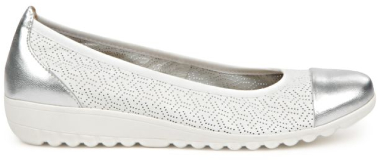 CAPRICE # 22103-42 BLANC-ARGENT - 2610 - CAPRICE