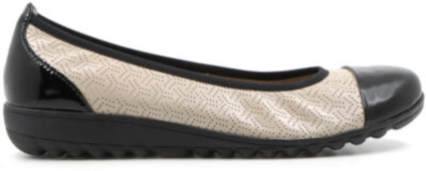 CAPRICE# 22103-42 BEIGE/NOIR - 6434 - CAPRICE