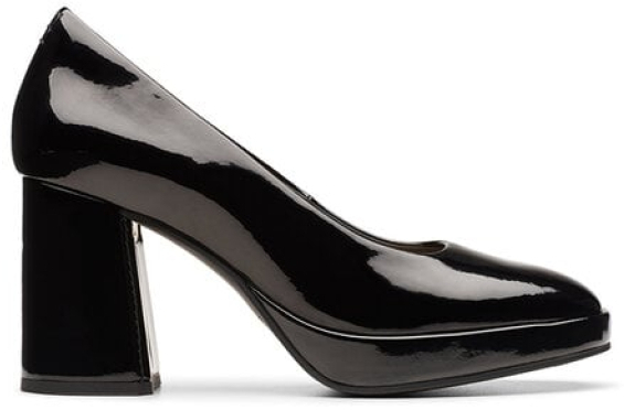 CLARKS # ZOYA85 COURT NOIR PATENT - 2881 - CLARKS