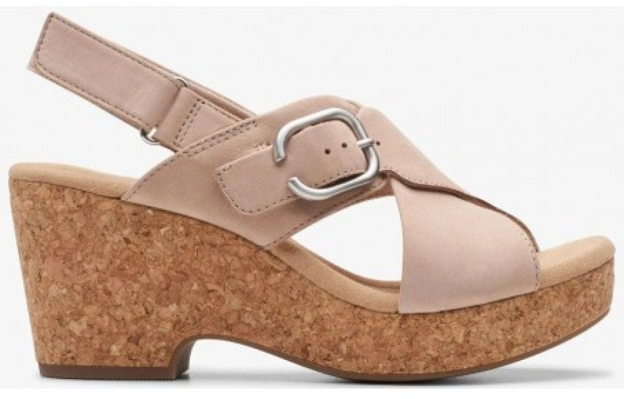 CLARKS # GISELLE DOVE SABLE NUBUCK - 1512 - CLARKS