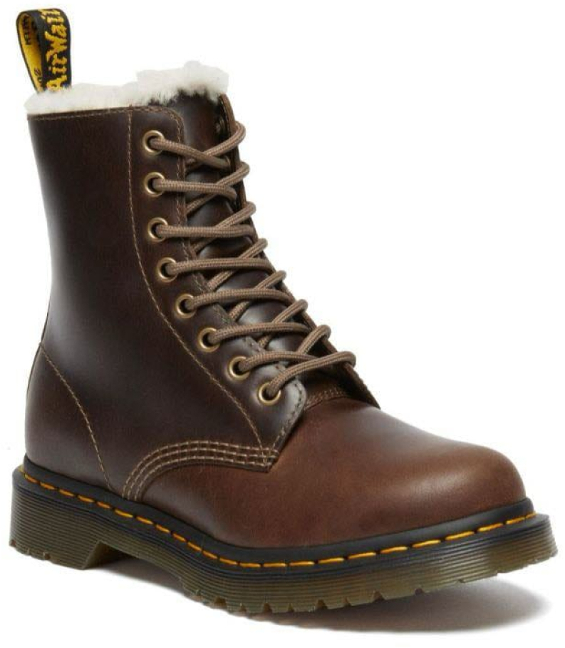 DR MARTENS # 1460 PASCAL DARK KHAKI - 9113 - DR MARTENS