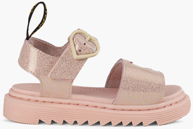 DR MARTENS # MARLOWE HEARTS POWDER PINK - 0111 - DR MARTENS