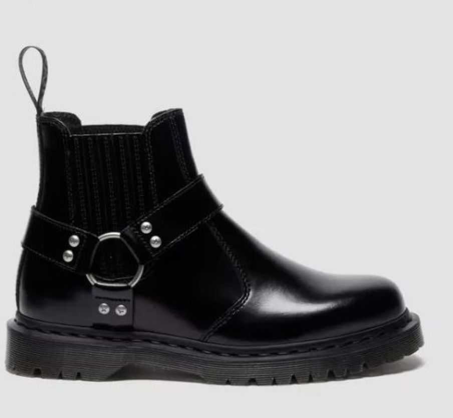 DR MARTENS # 2976 HARNESS BLACK ANALINE - 9121 - DR MARTENS