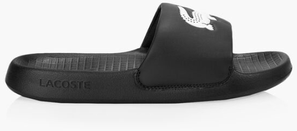 LACOSTE # SERVE SLIDE NOIR - - LACOSTE