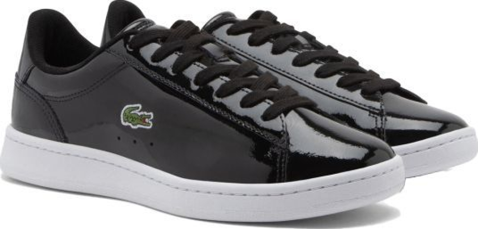 LACOSTE #CARNABY CUIR VERNIS NOIR - 6546 - LACOSTE