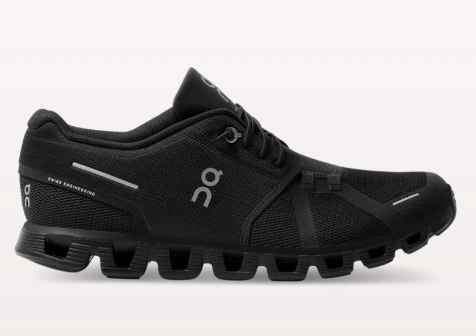 ON # CLOUD 5 CHALK ALL BLACK - 6412 - ON