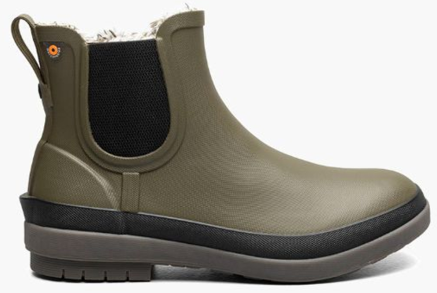 BOGS # AMANDA PLUH II CHELSEA -15 OLIVE - 8676 - BOGS