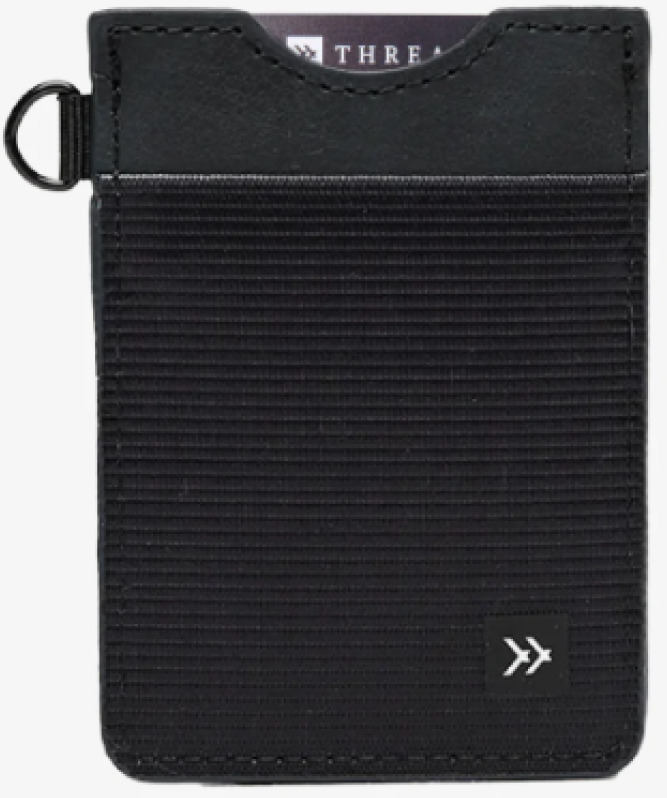 THREAD # VERTICAL WALLET NOIR - V-BSC20-01 - THREAD WALLETS LLC