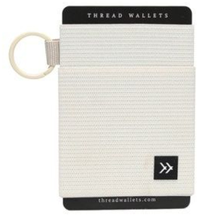 THREAD # ELASTIC WALLET OFF WHITE - - THREAD WALLETS LLC