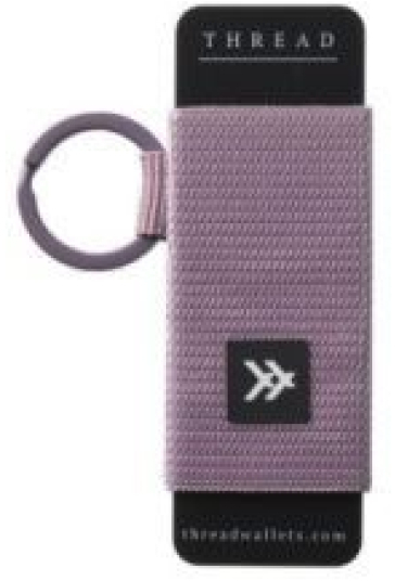 THREAD # LIP BALM HOLDER MAUVE - - THREAD WALLETS LLC