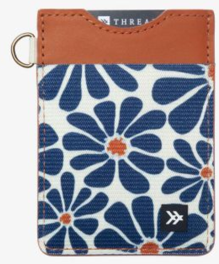 THREAD # VERTICAL WALLET EMMELINE NAVY - - THREAD WALLETS LLC