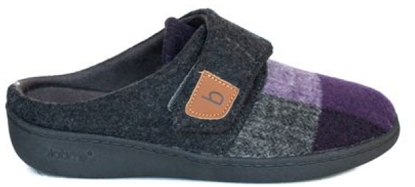 BIOTIME # AMITY GRIS-MAUVE - 4114 - NATIONAL SHOE