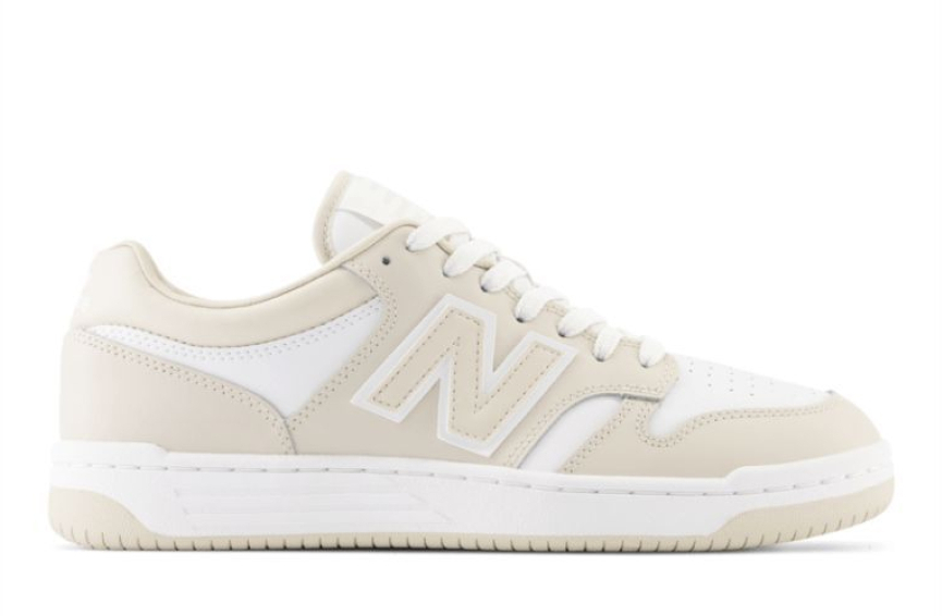 NEW BALANCE #BB480 BLANC-BEIGE - 4565 - NEW BALANCE