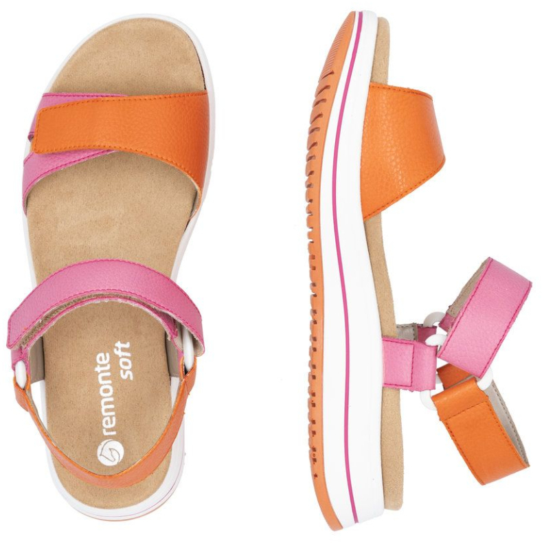 REMONTE # D1J57-31 ROSE/ORANGE - 1461 - REMONTE
