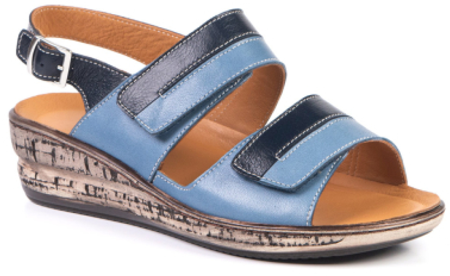 ANZIA # KR-914 PLATEFORME AURA BLEU - 2684 - PORTO-FINO