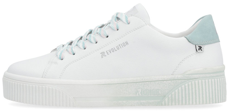 REVOLUTION # W0704-80 BLANC/AQUA - 6215 - REVOLUTION RIEKER