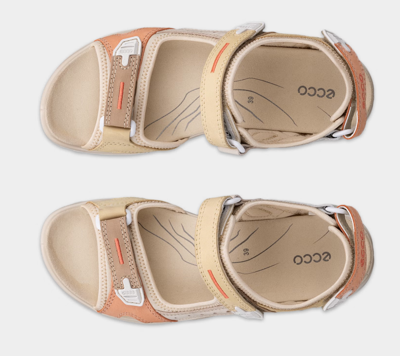 ECCO OFFROAD YUCATAN BEIGE/CORAIL/BLEU