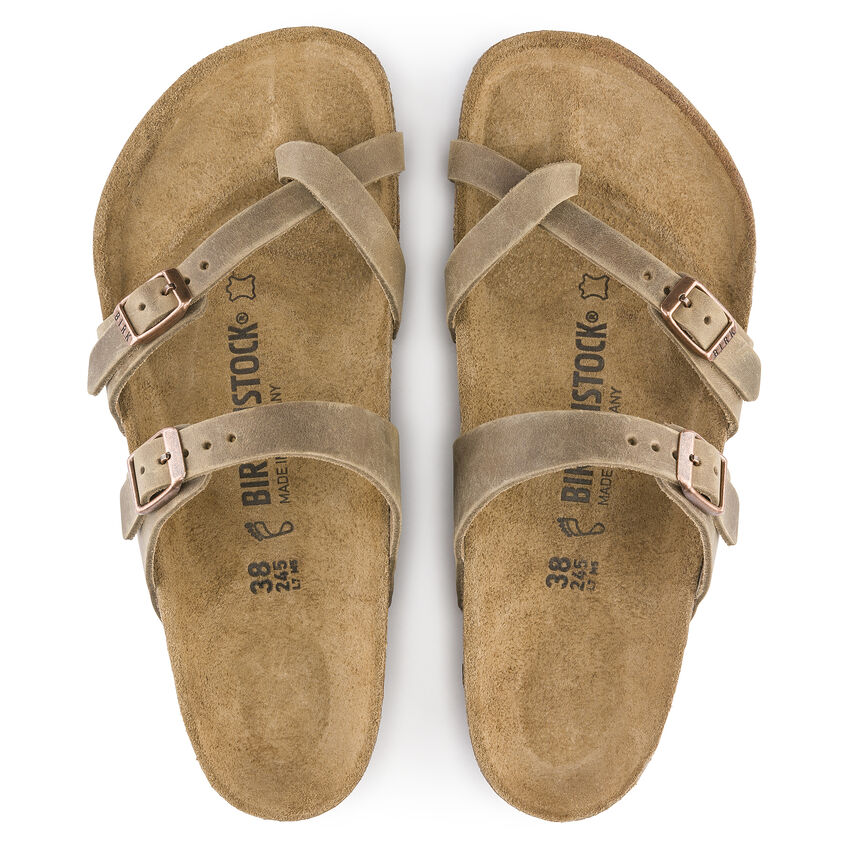 BIRKENSTOCK #MAYARI TABACCO OIL LEATHER