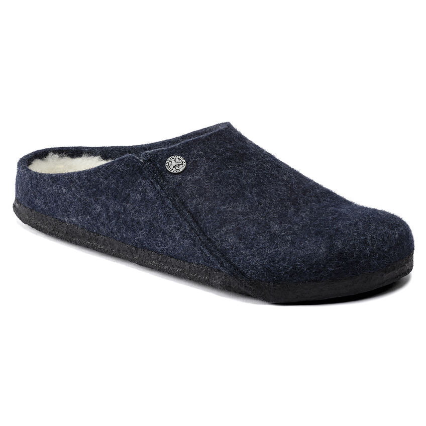 BIRKENSTOCK # ZERMATT PELUCHE BLEU FONCÉ
