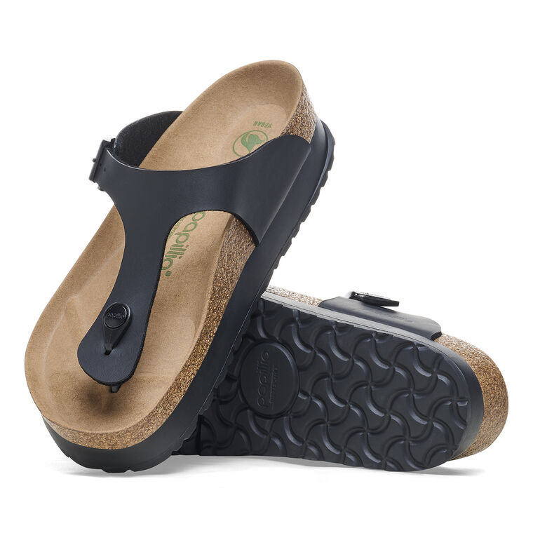 BIRKENSTOCK # GIZEH VEGAN PLATFORM NOIR