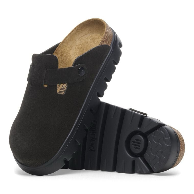 BIRKENSTOCK # BOSTON CHUNKY DARK NOIR