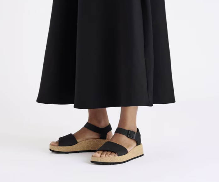 BIRKENSTOCK # GLENDA PAPILLO NUBUCK NOIR