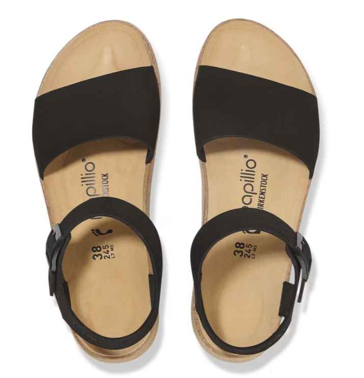 BIRKENSTOCK # GLENDA PAPILLO NUBUCK NOIR