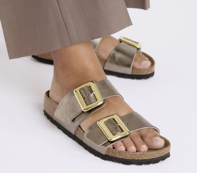 BIRKENSTOCK # SYDNEY LUXE BUCKLE TAUPE