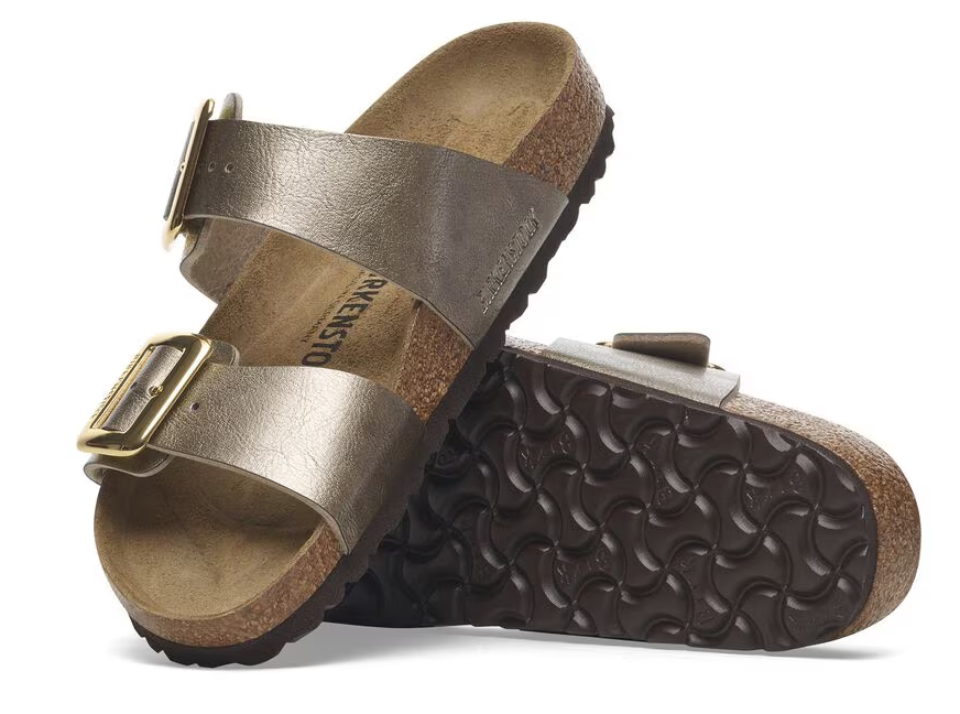 BIRKENSTOCK # SYDNEY LUXE BUCKLE TAUPE