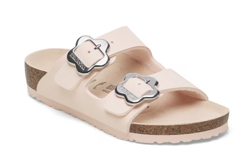 BIRKENSTOCK #ARIZONA FLOWER BUCKLE ROSE