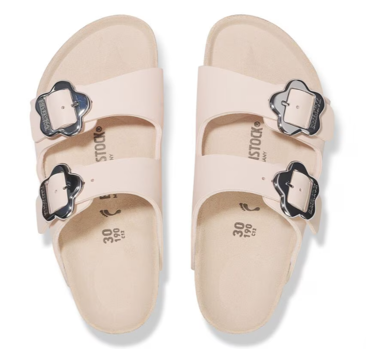 BIRKENSTOCK #ARIZONA FLOWER BUCKLE ROSE