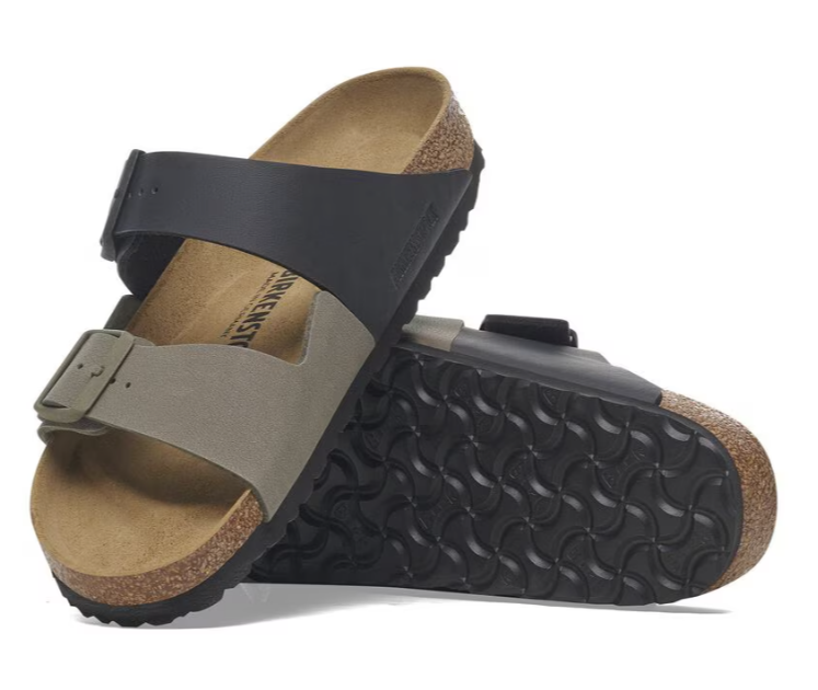 BIRKENSTOCK # ARIZONA SLIPT NOIR/STONE