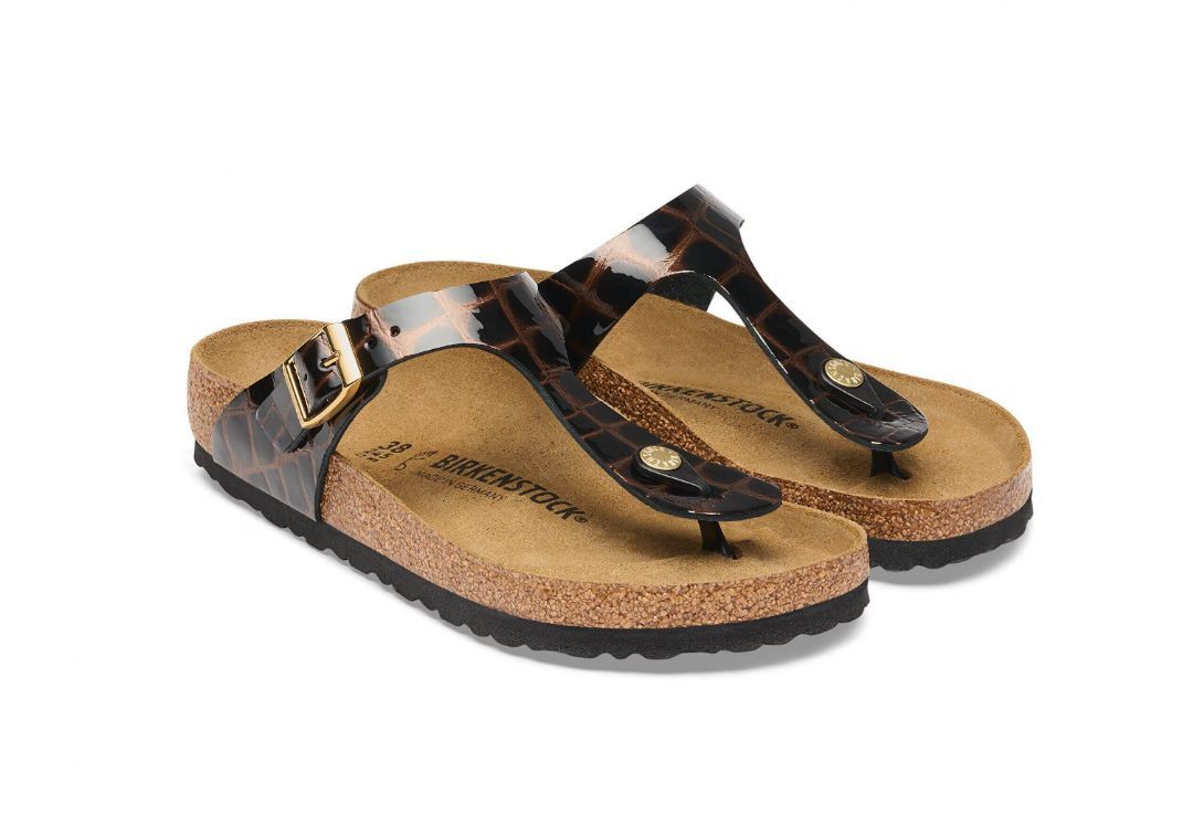 BIRKENSTOCK # GIZEH EMBOSS ANIMAL