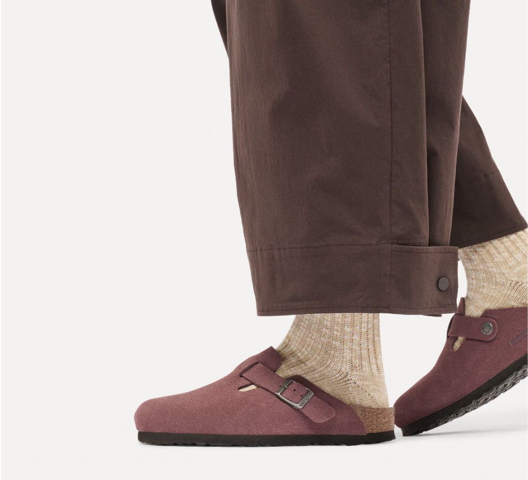 BIRKENSTOCK # BOSTON SUEDE PEPPER TONAL