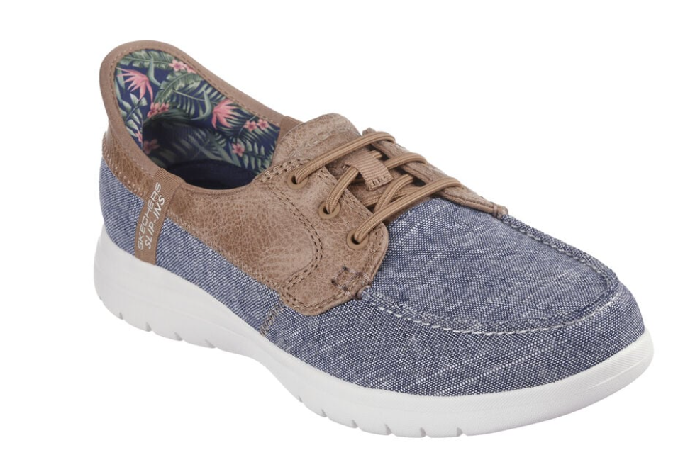 SKECHERS #ON THE GO FLEX SLIP INS MARINE